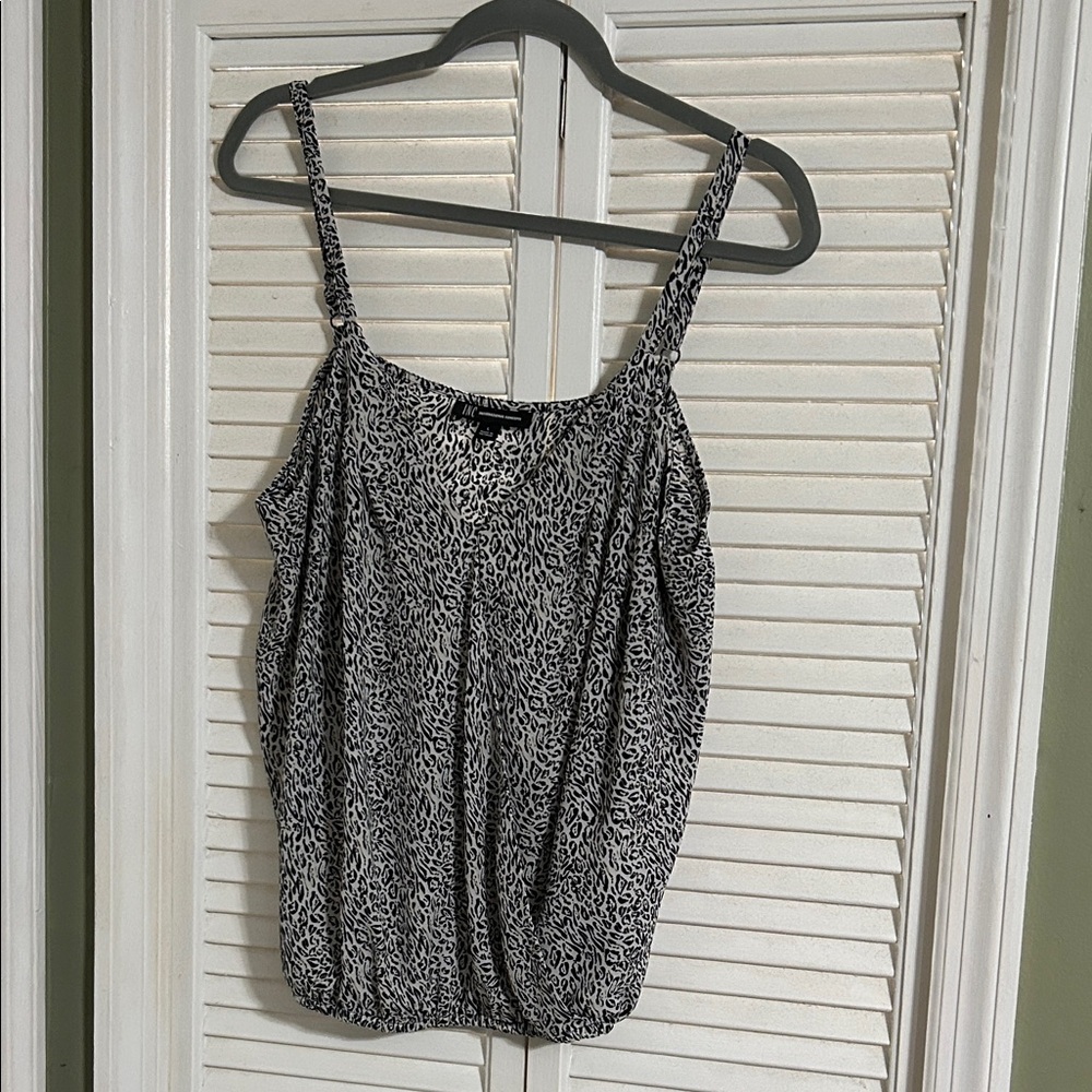 INC International Concepts Black and White Camisole